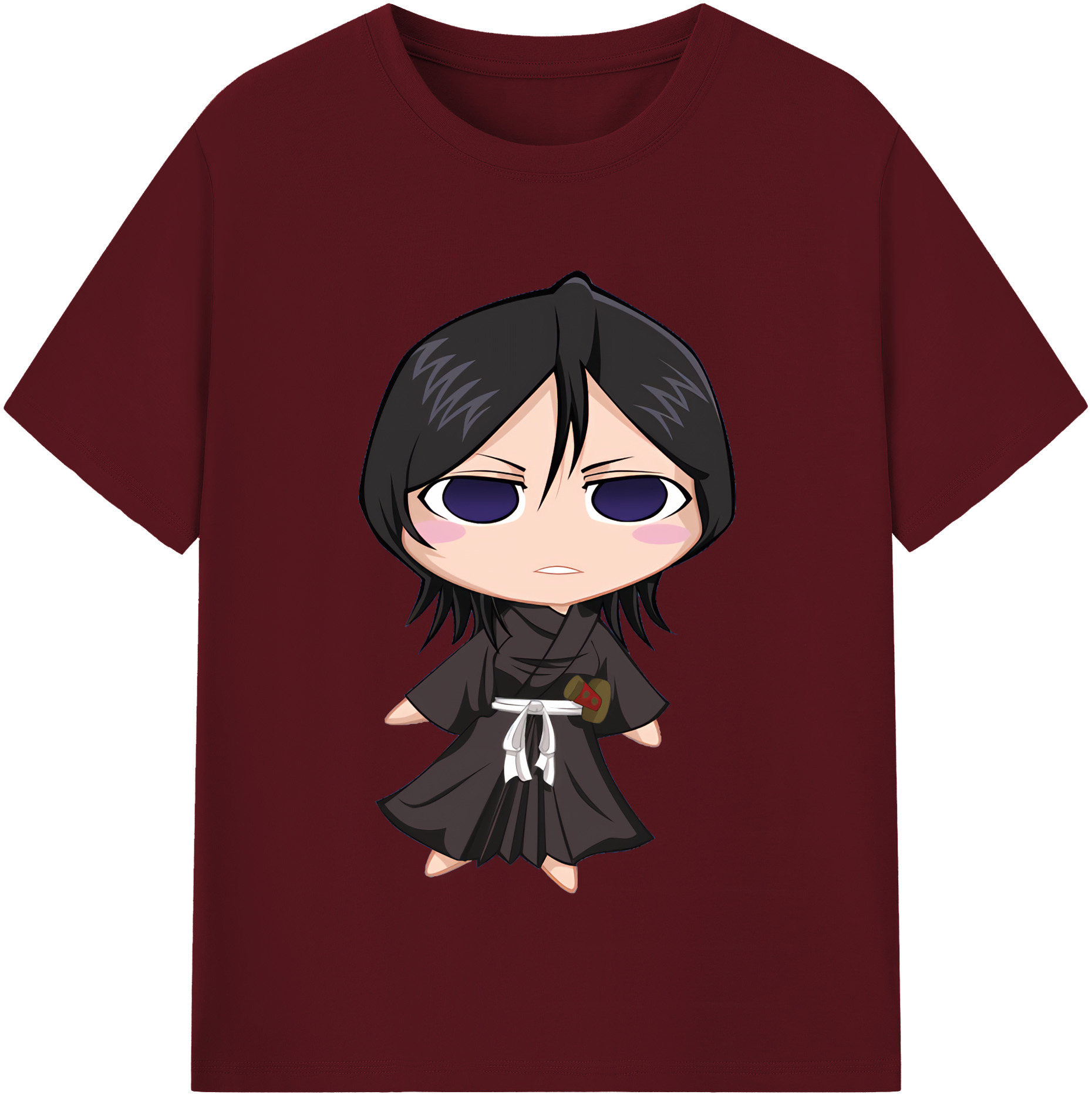 （画像用） ブリーチ 朽木ルキア BLEACH Kuchiki Rukia 綿100％半袖Tシャツ（フロントプリント）